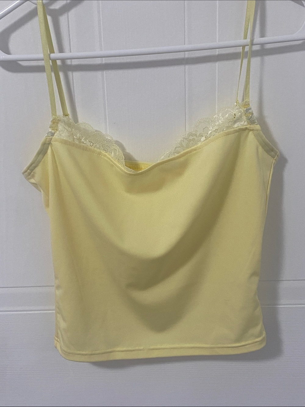 Yellow Lace Camisole
